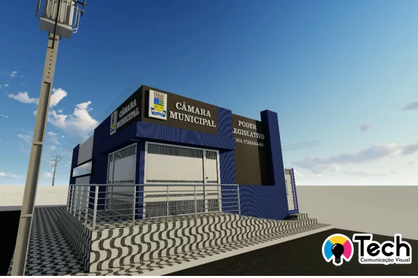 Projeto 3D Câmara Municipal - Comunicação Visual