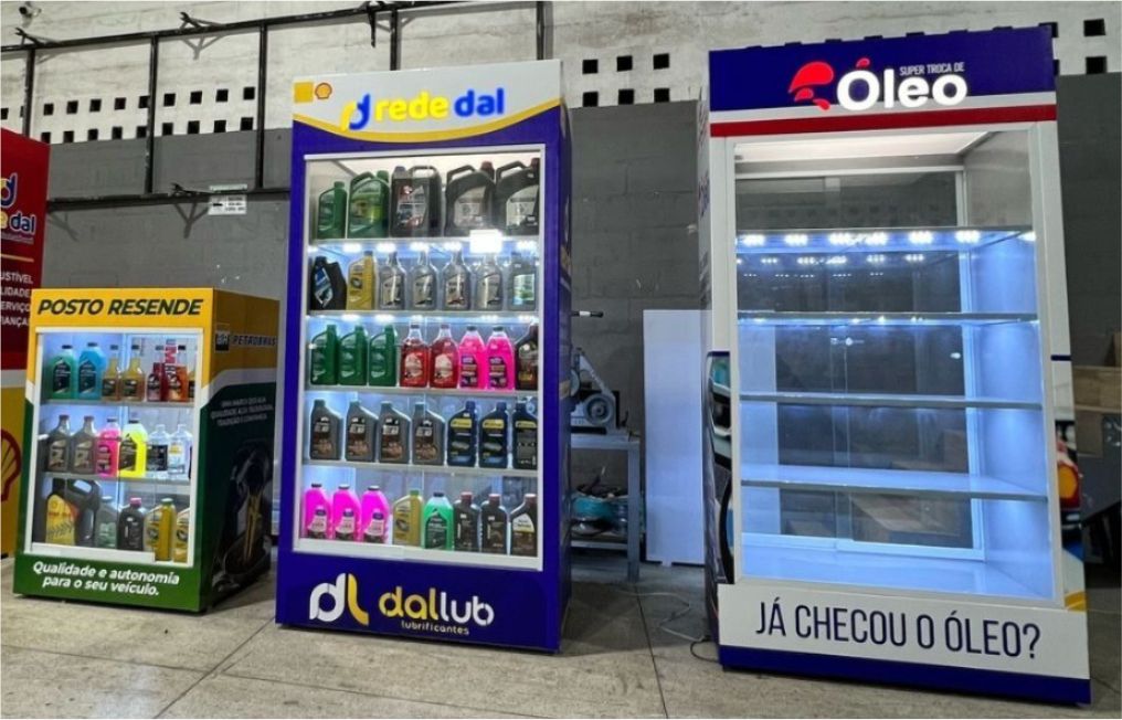 Expositor de lubrificantes