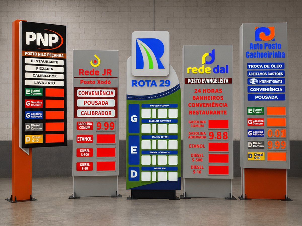 Placas de preço